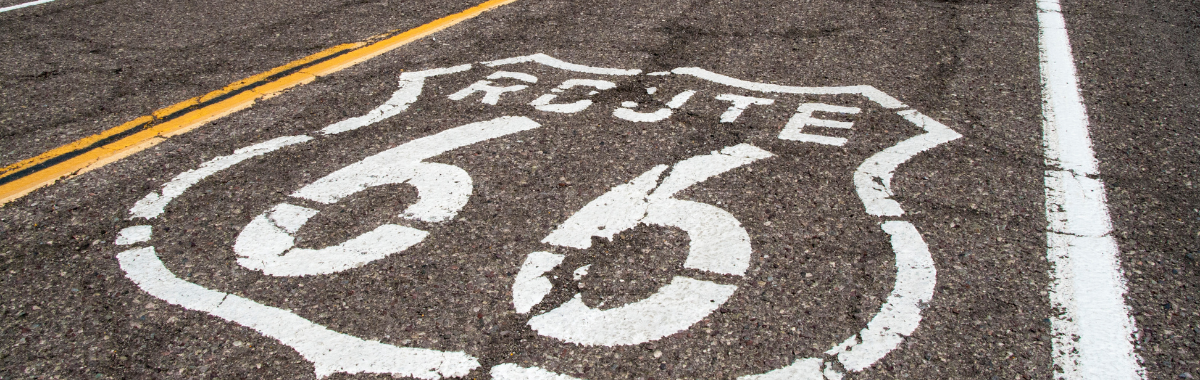 route 66 sign in arizona