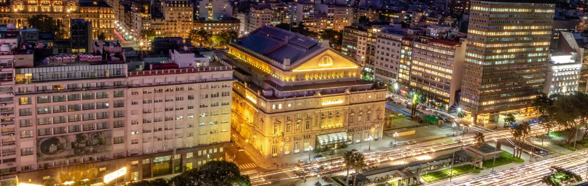 Argentinian city view