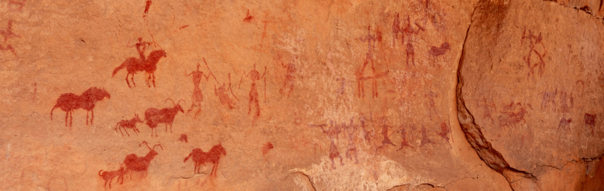 red rock paintings