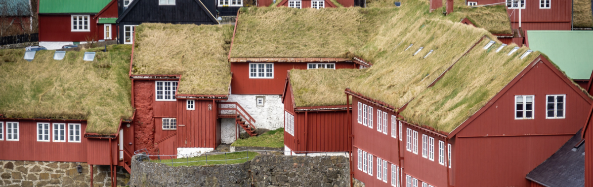 faroe island village homes