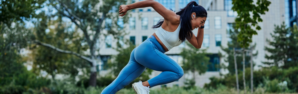 woman running