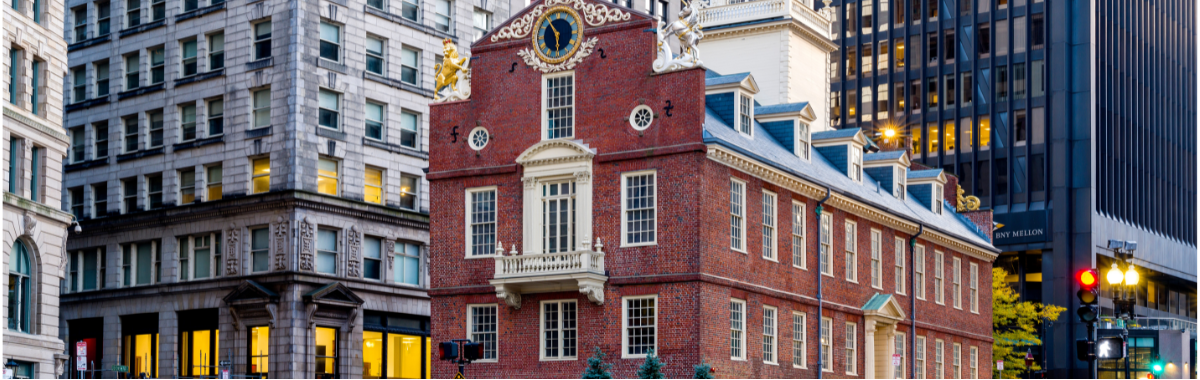 Start of the freedom trail in Boston