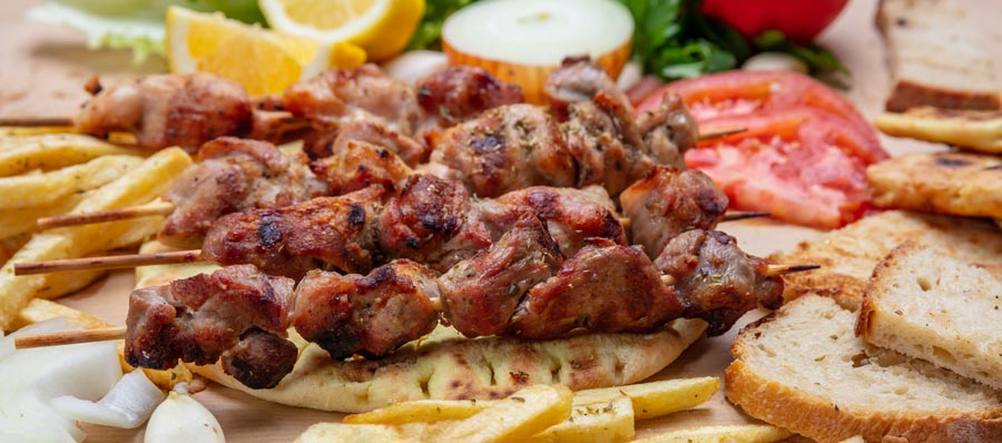 Souvlaki skewers
