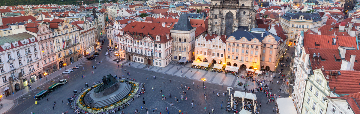 Prague's historic center