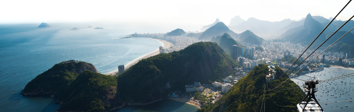 mountain view of Rio de Janeiro Brazil