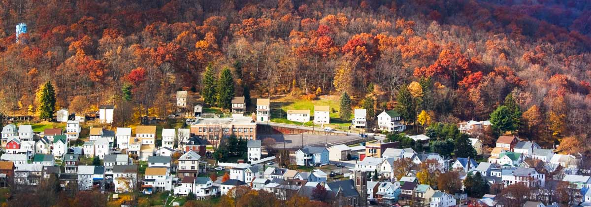 small town in the poconos