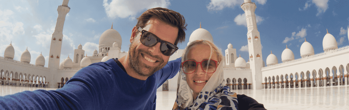 couple taking a selfie in UAE