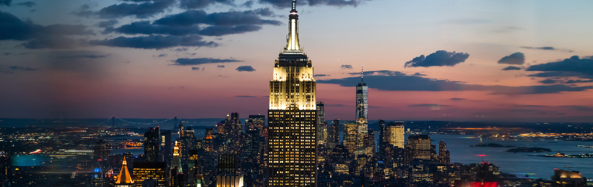 empire state building in new york city
