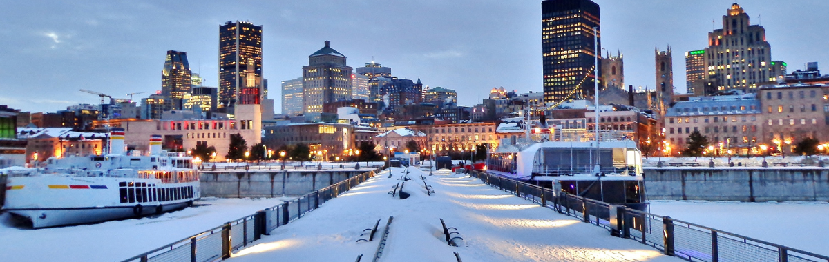 Quebec covered in snow