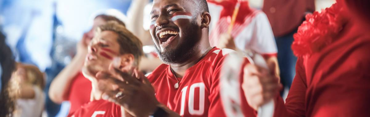 sports team cheering 