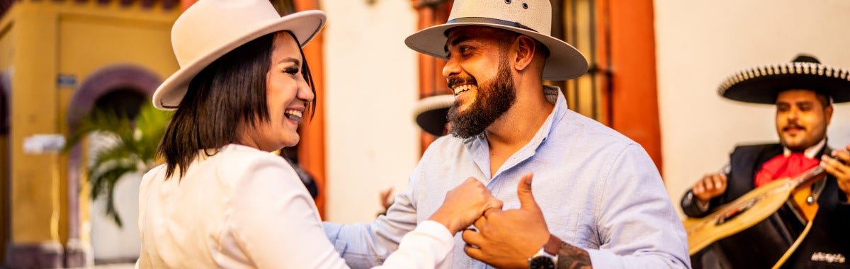 couple dancing together