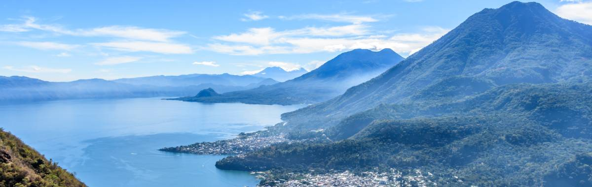 guatemala mountains and skyline