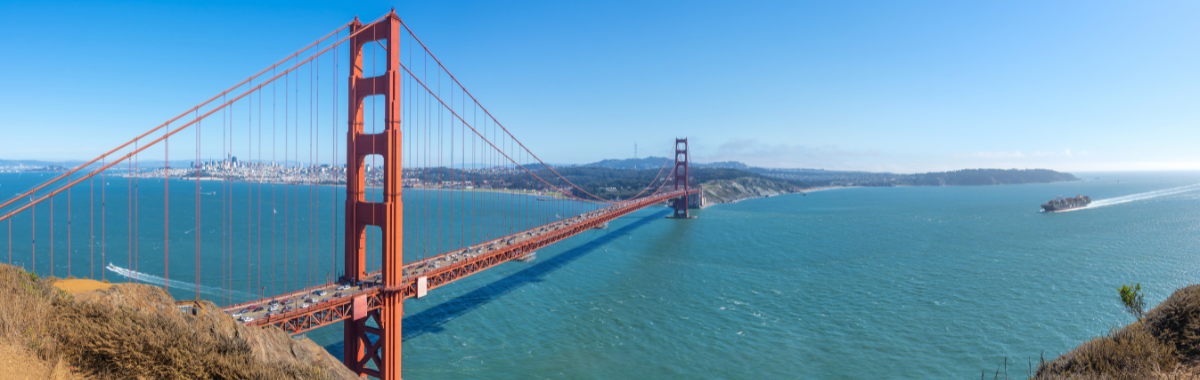 Golden Gate Bridge in California