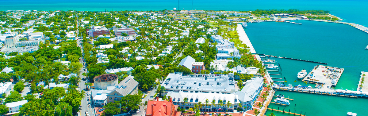 Key West Florida arial view