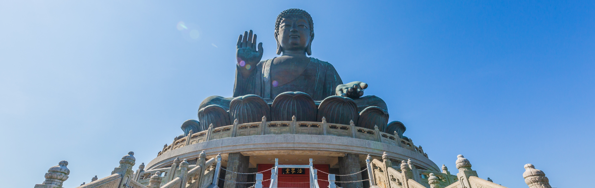 buddha statue in Hong Kong
