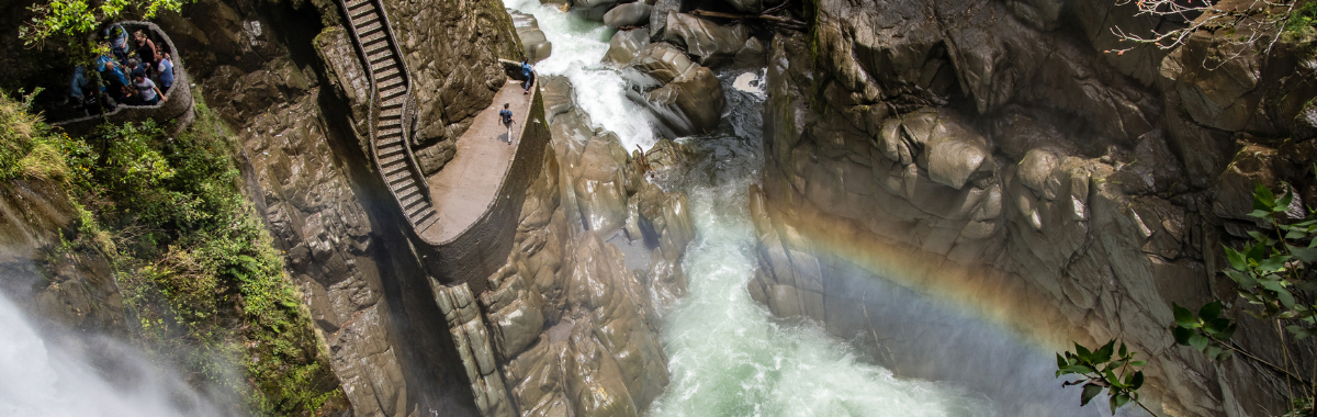 ecuador waterfall