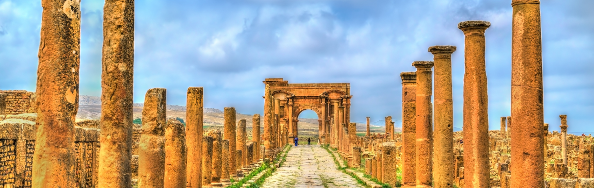 ancient stone pillars