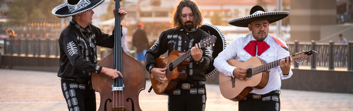 mariachi band playing music