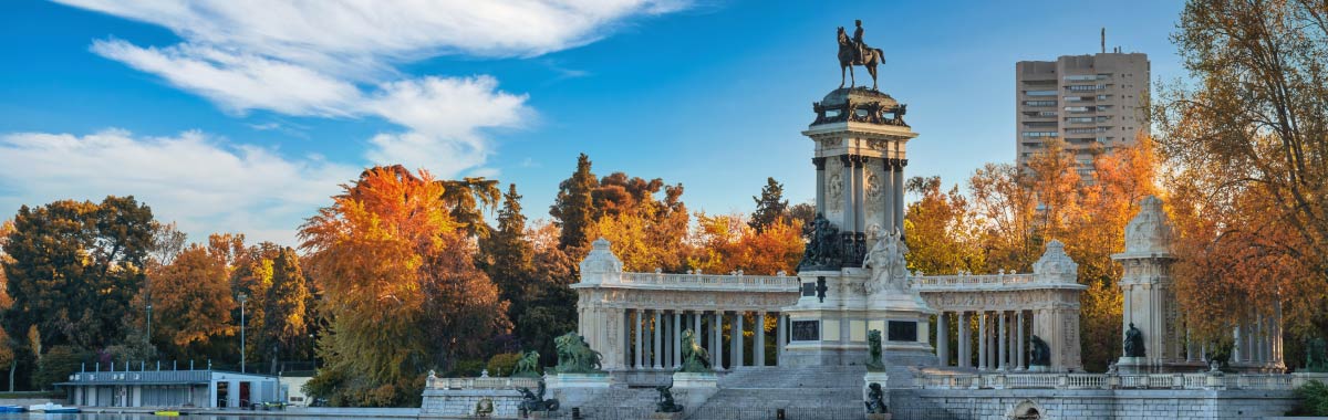 El Retiro Park in Madrid