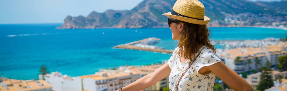woman overlooking a landscape