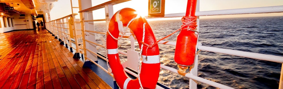 life preserver on a boat