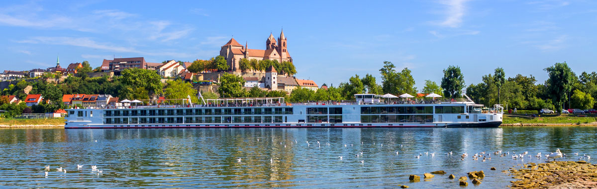 Rhine river cruise in Germany