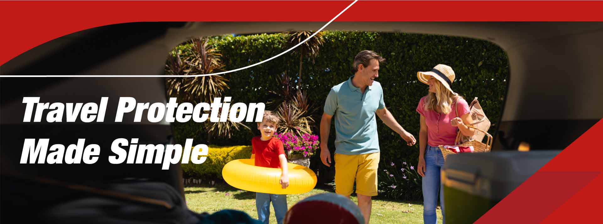 Travel Protection Made Simple - Family packing a car
