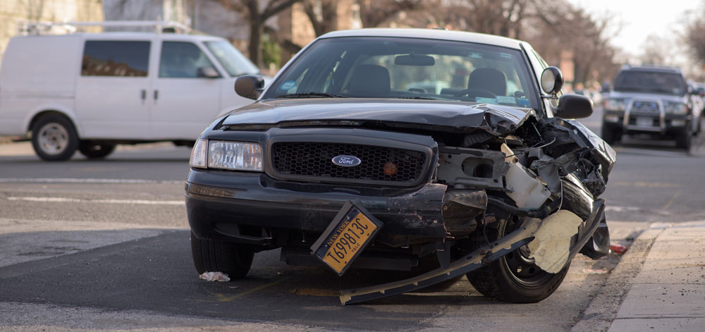 car wrecked in accident