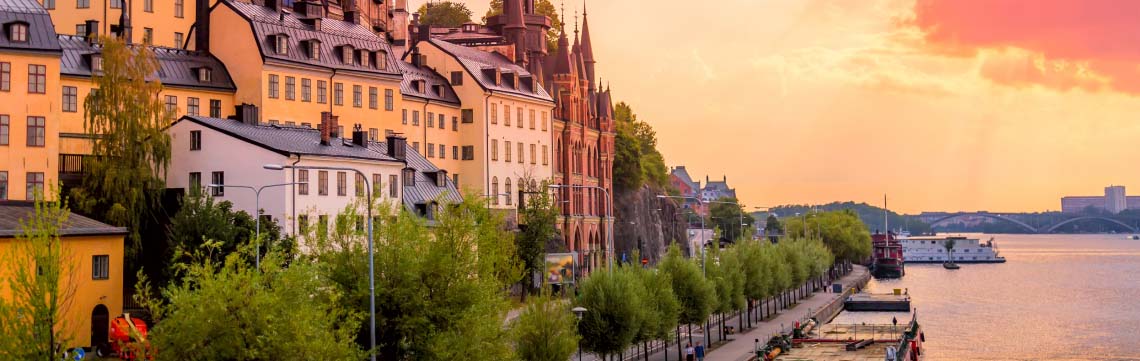 serene scene of Stockholm, Sweden