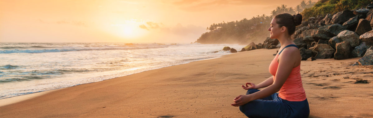 yoga on the beach