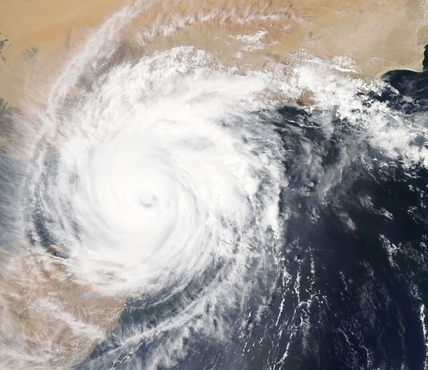 hurricane photo by NASA