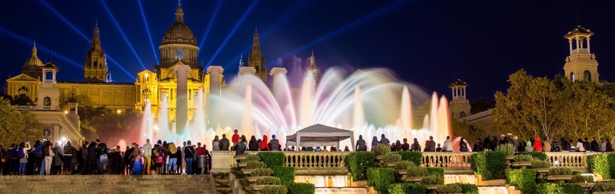 the Magic Fountain of Montjuïc in Barcelona