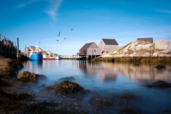 Peggy's Cove, a small rural community in Nova Scotia's Halifax Regional Municipality
