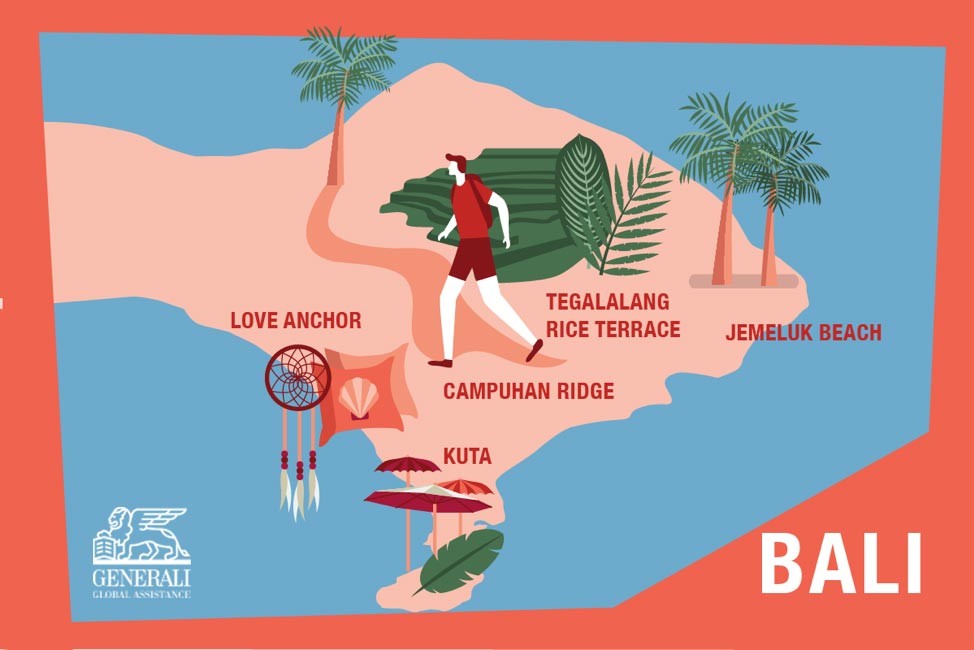 Free things to do in Bali infographic