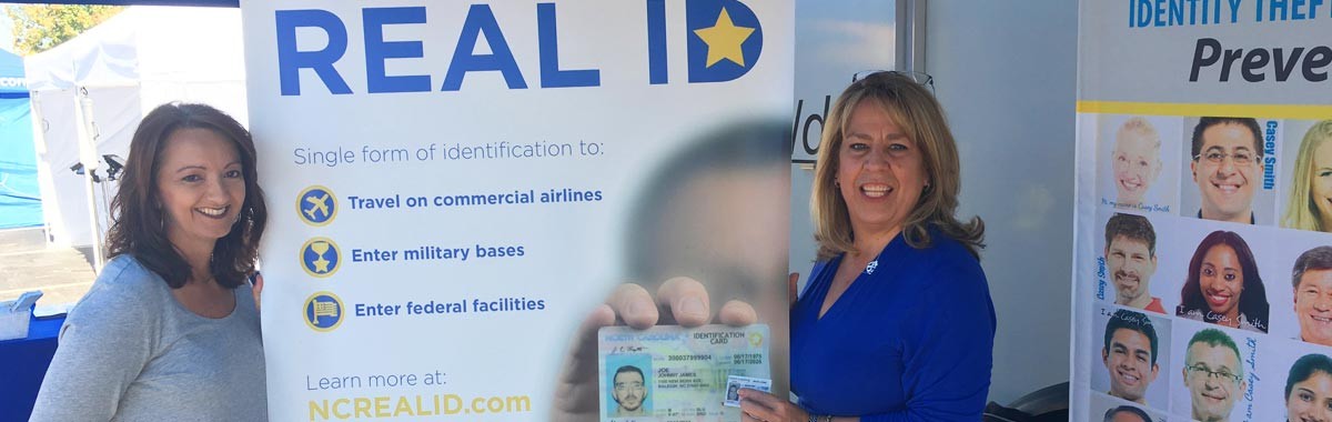 Phyllis shows off her new REAL ID