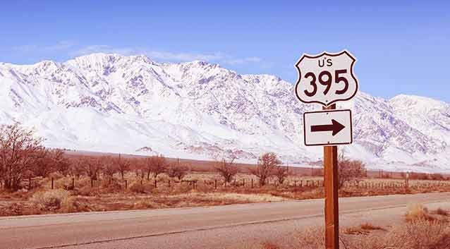 Route 395, USA