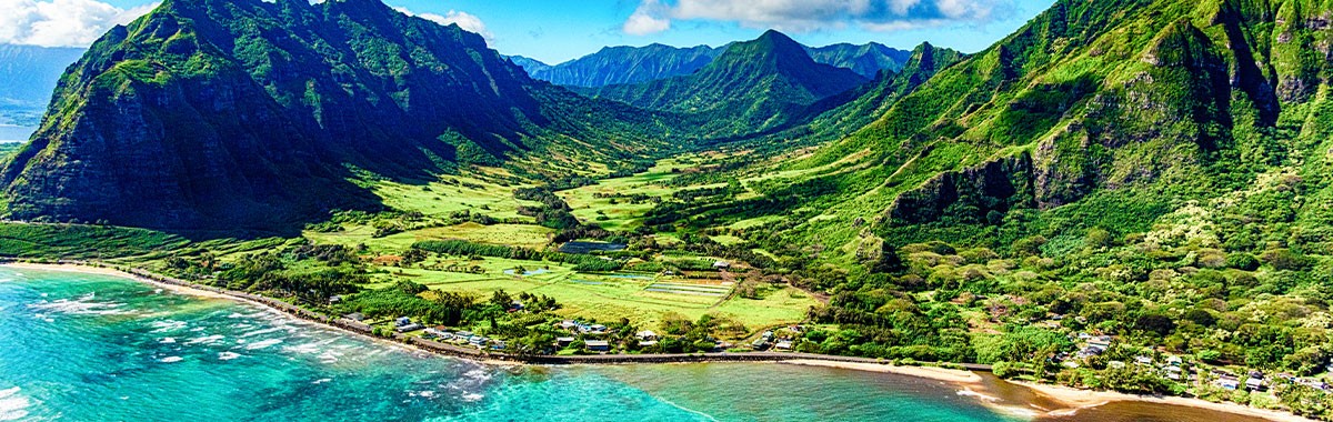 shoreline of the Hawaiian Island of Kauai